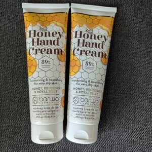 2 Set Barwa Cosmetics Honey Hand Cream 8.45 fl. Oz.New